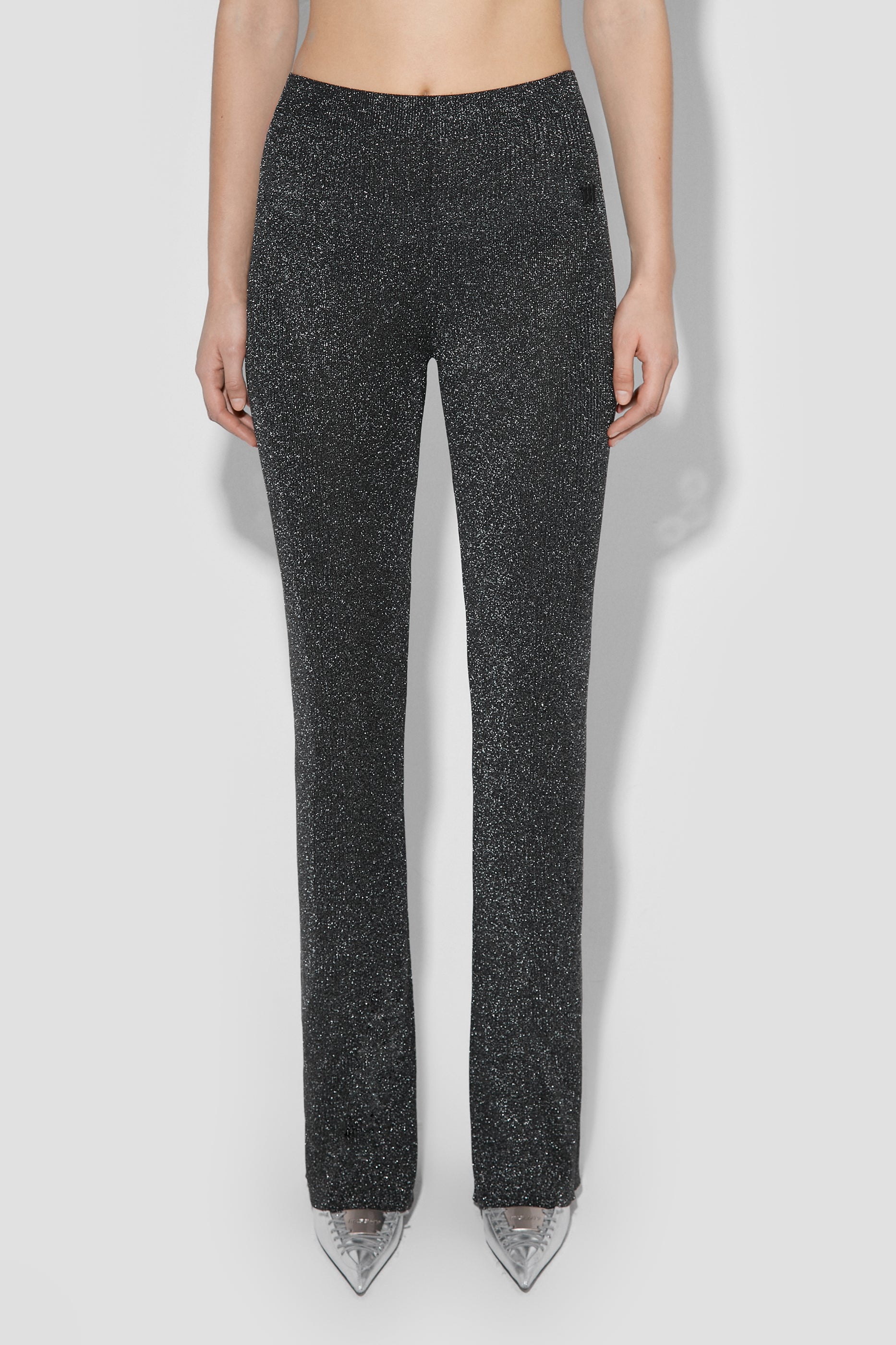 Knitted Flared Trousers