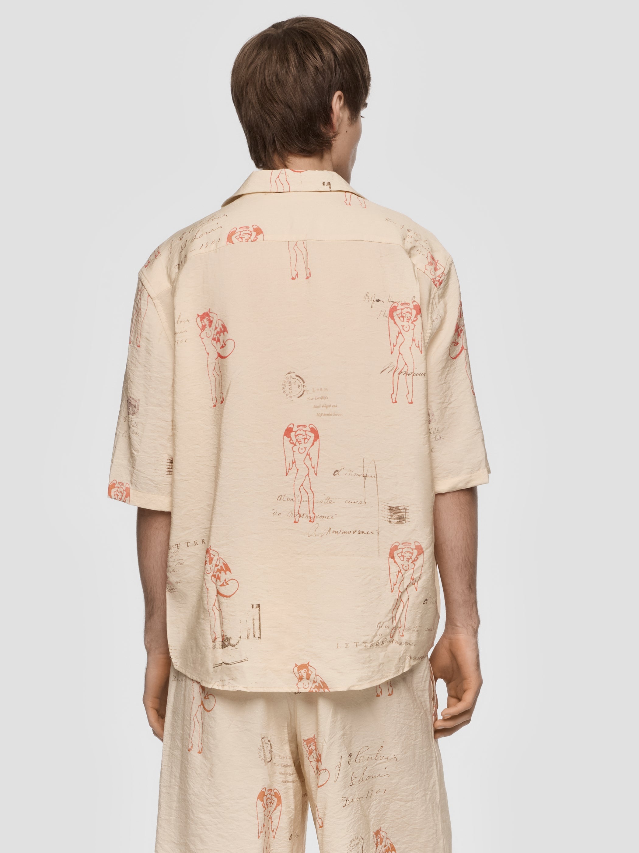 Devil&Angel Postcard Shirt Unisex