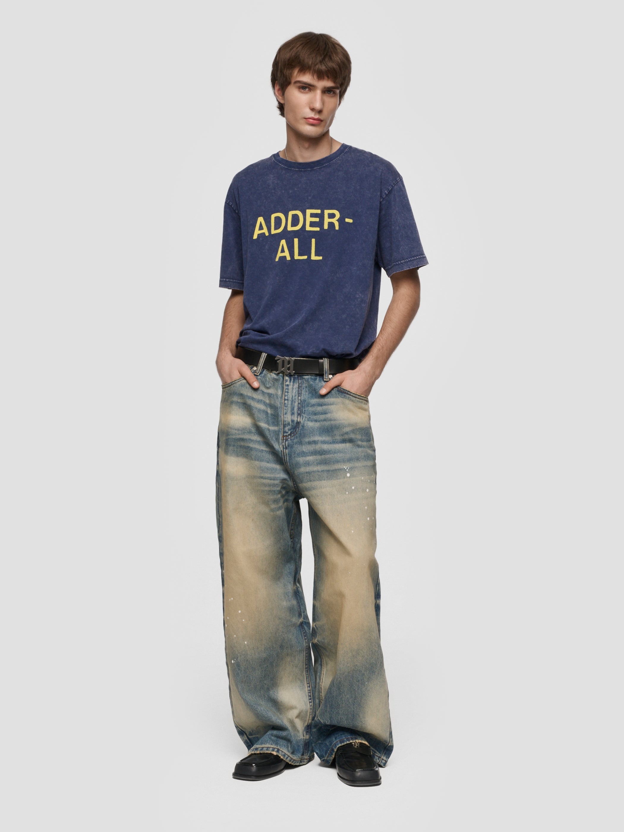 Baggy Denim Trousers Unisex