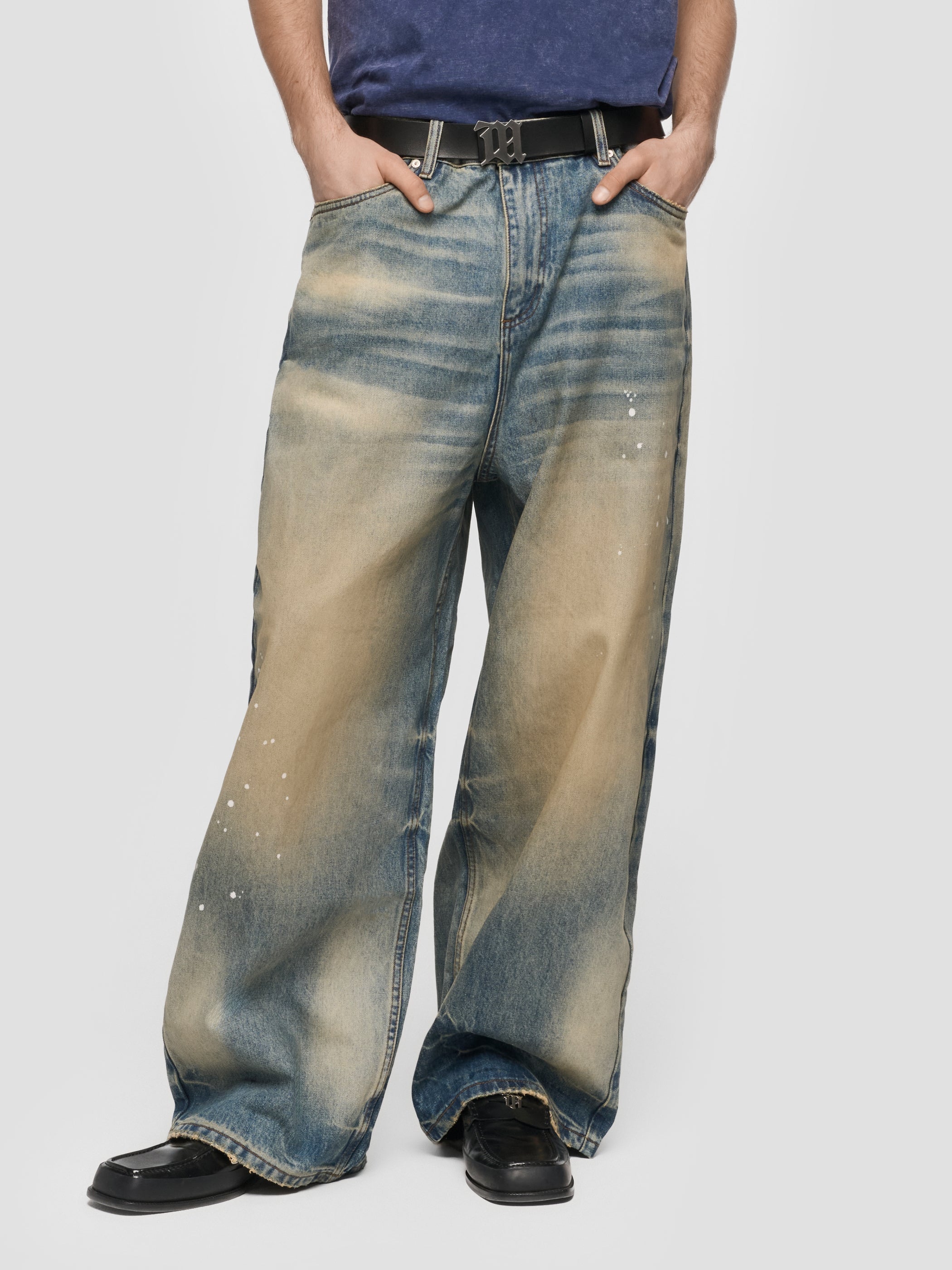 Baggy Denim Trousers Unisex