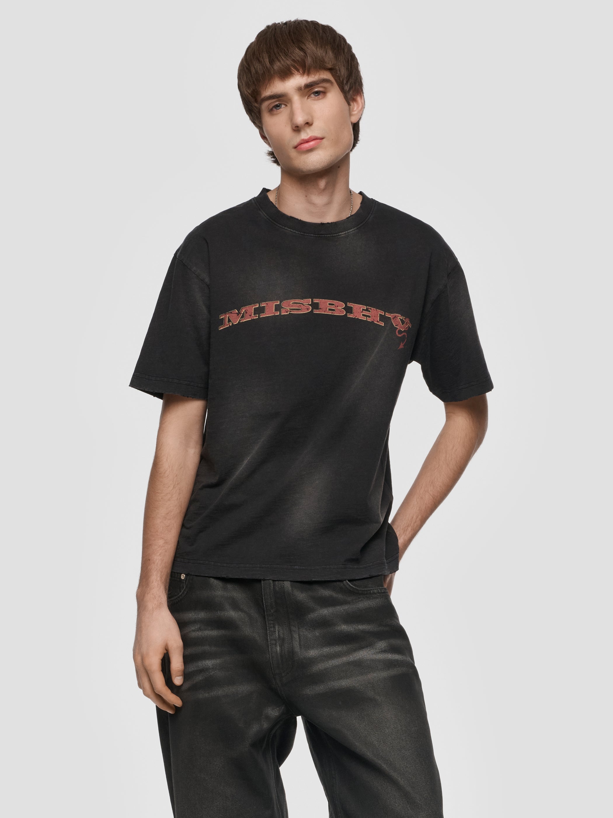 Devil Misbhv Fadded T-Shirt Unisex