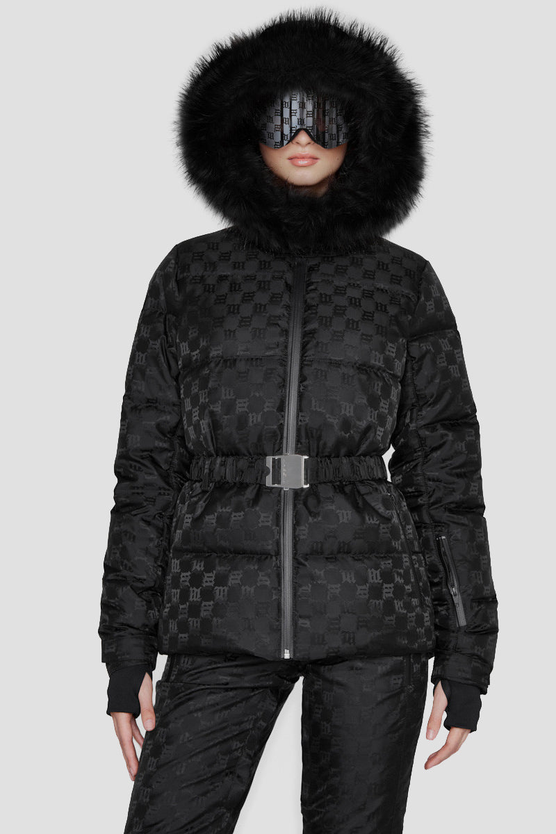 Nylon Monogram Ski Puffer